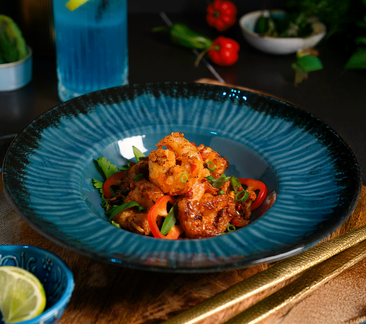Chilli Garlic Prawns